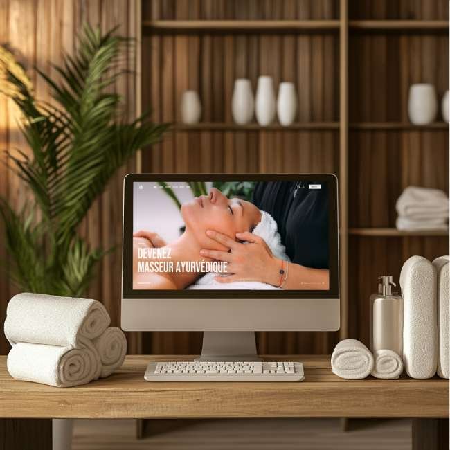 Moniaturelle massage mockup