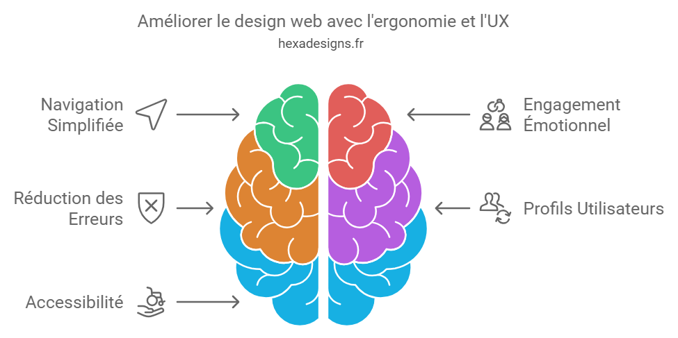 schéma assemblage ergonomie et ux design